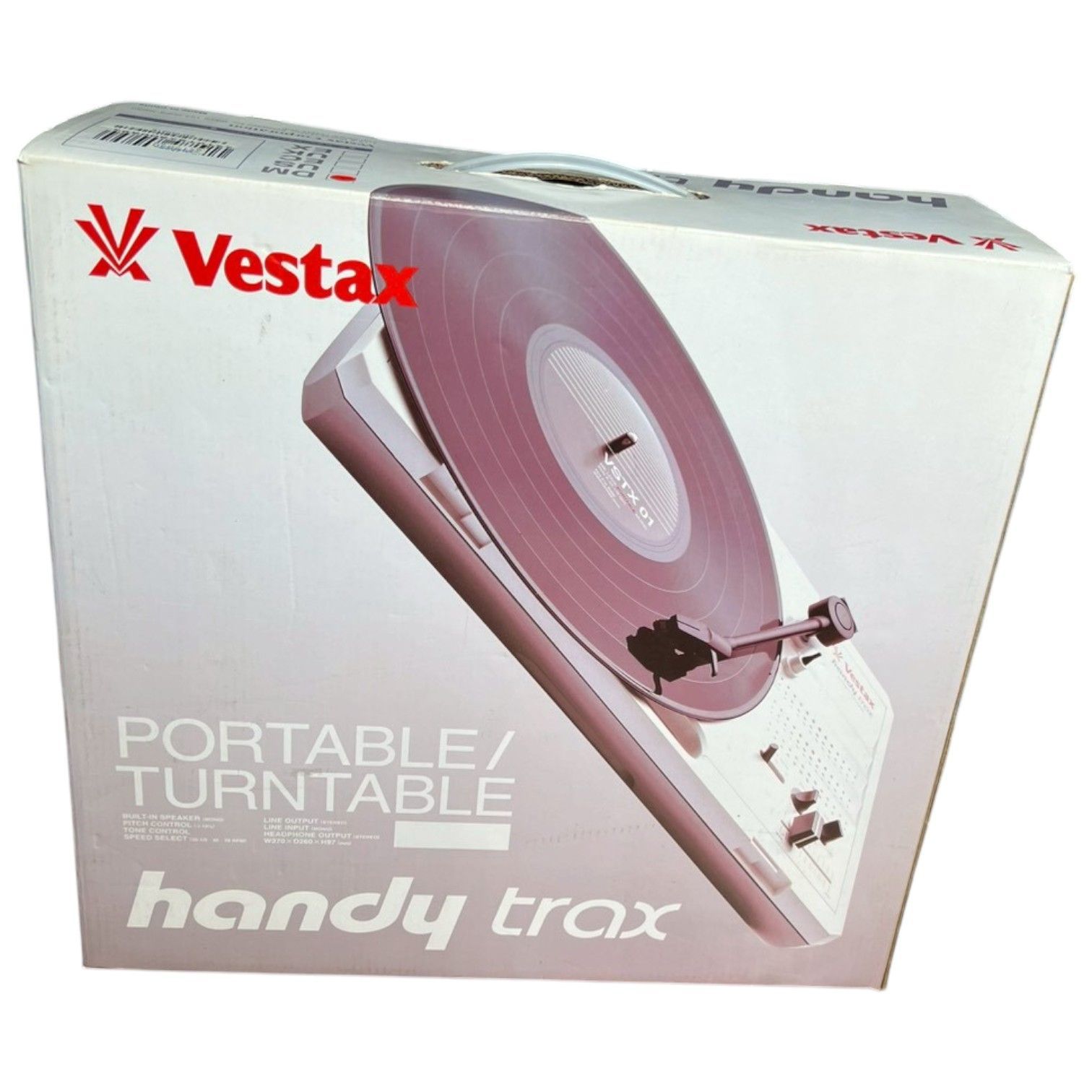 Vestax handy trax USB DM ポータブル レコード プレイヤー クラム