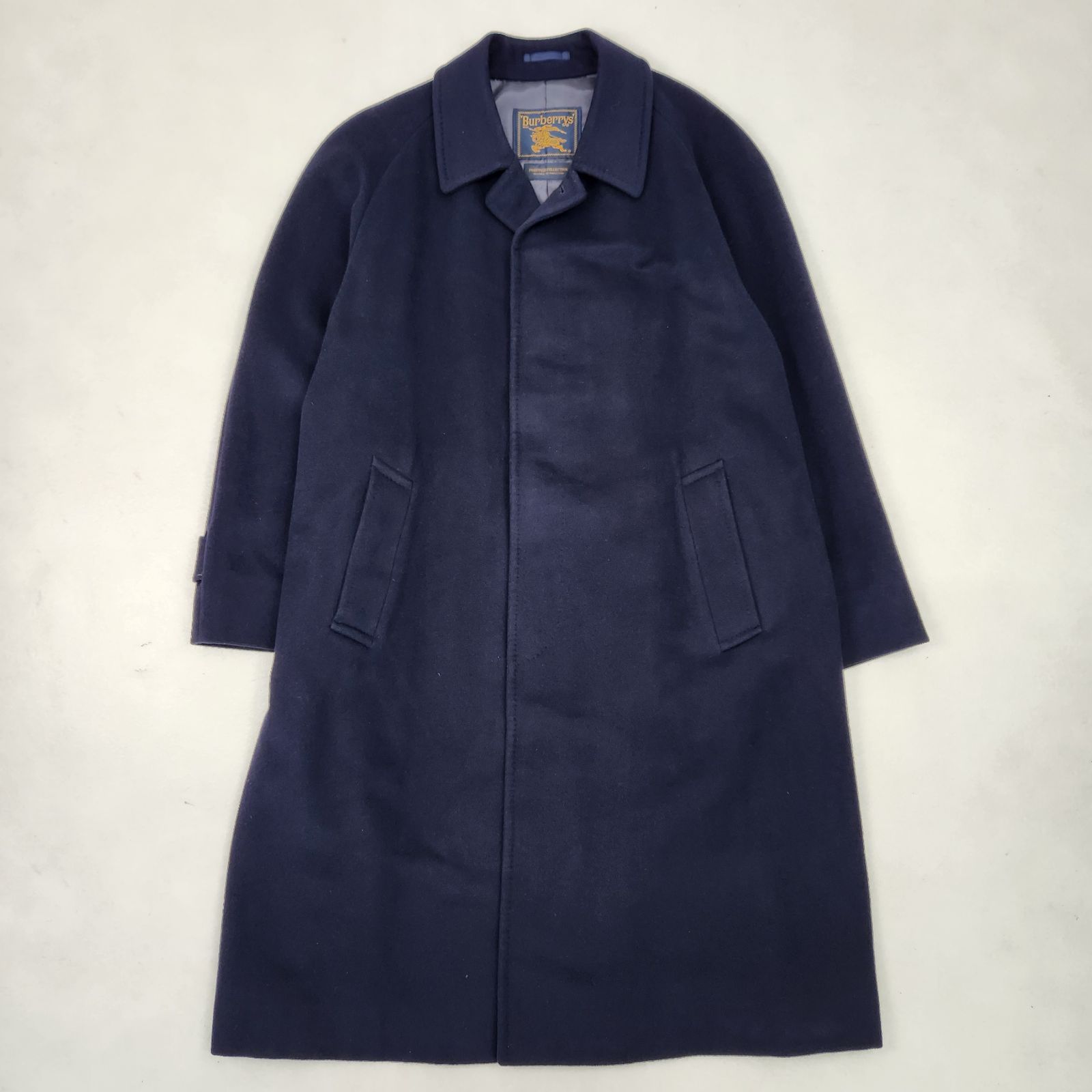 美品 バーバリー 100%カシミヤ コート BURBERRY ロングコート ピュアカシミヤ100％ バーバリーズ ステン