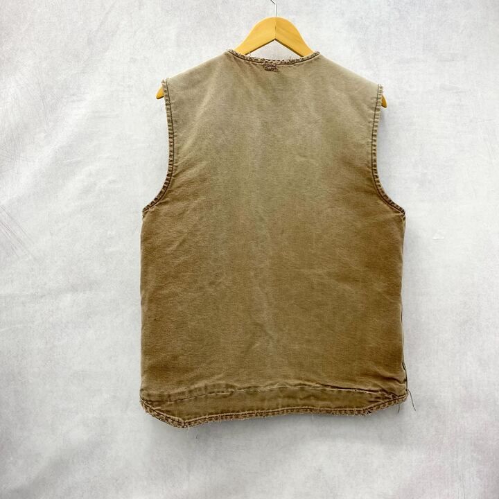 Carhartt カーハート ダック ベスト トップス LARGE ブラウン メンズ