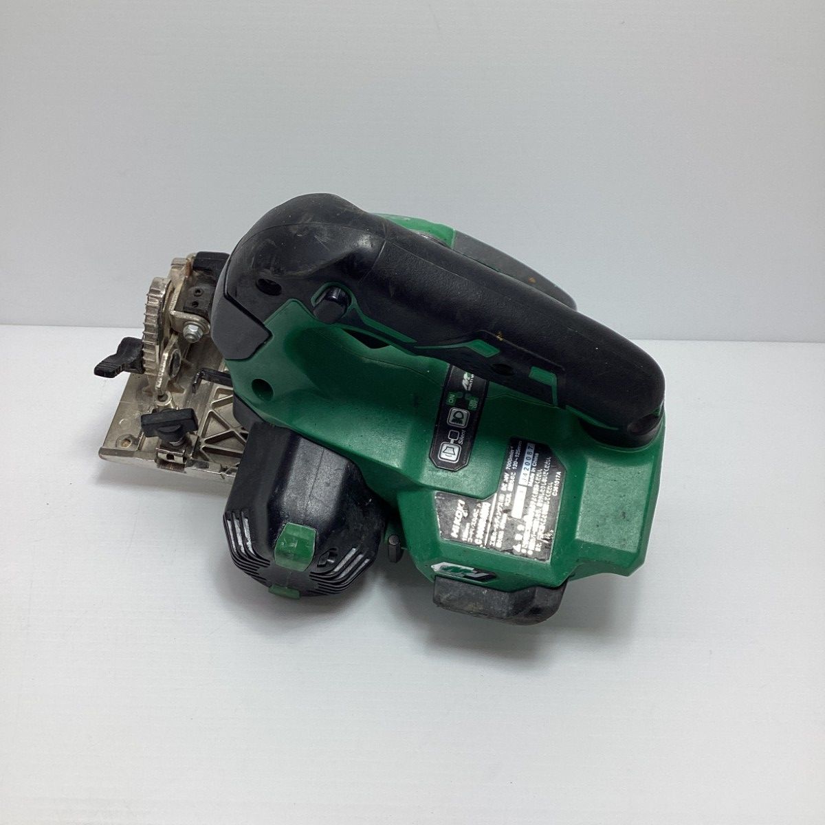 HiKOKI ハイコーキ 丸のこ 程度B 本体のみ コードレス式 125 mm 36 v J 420087 使用感有 C 3605 DA グリーン