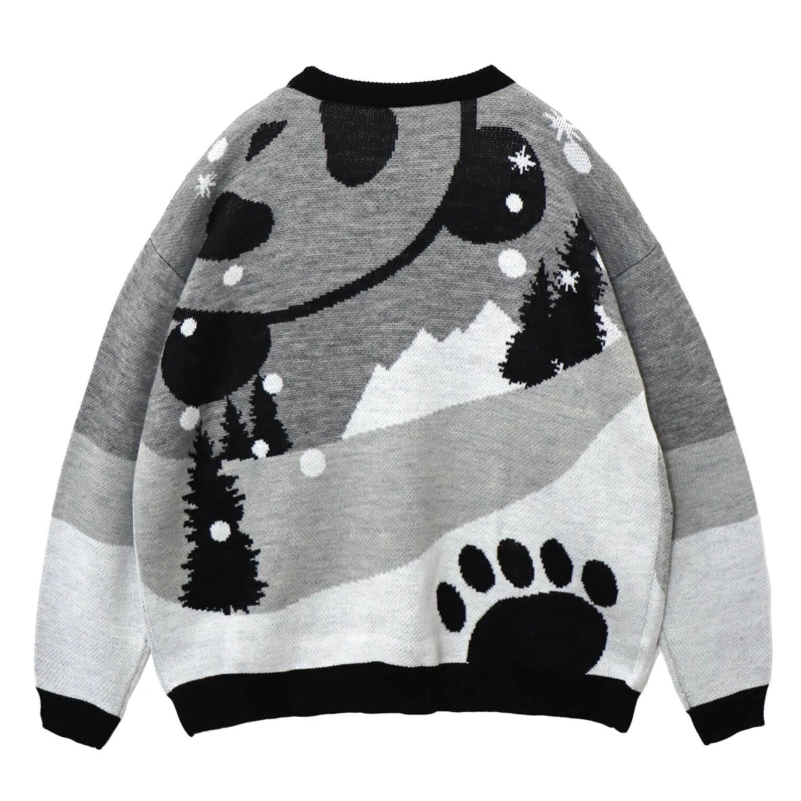 PANDIESTA/パンディエスタ】 熊猫謹製 雪遊びパンダジャガードクルー