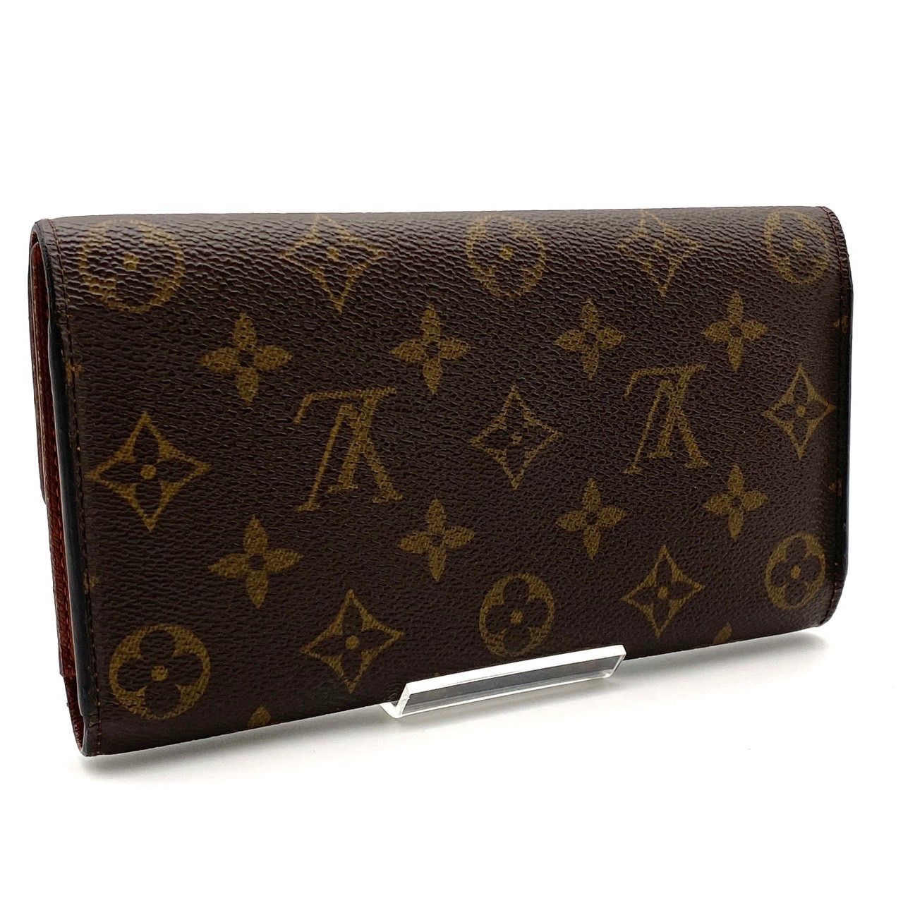 【美品】ルイヴィトン モノグラム ポルトフォイユ インターナショナル ブラウン ルイヴィトン モノグラム ポルトフォイユ インターナショナル 三つ折り