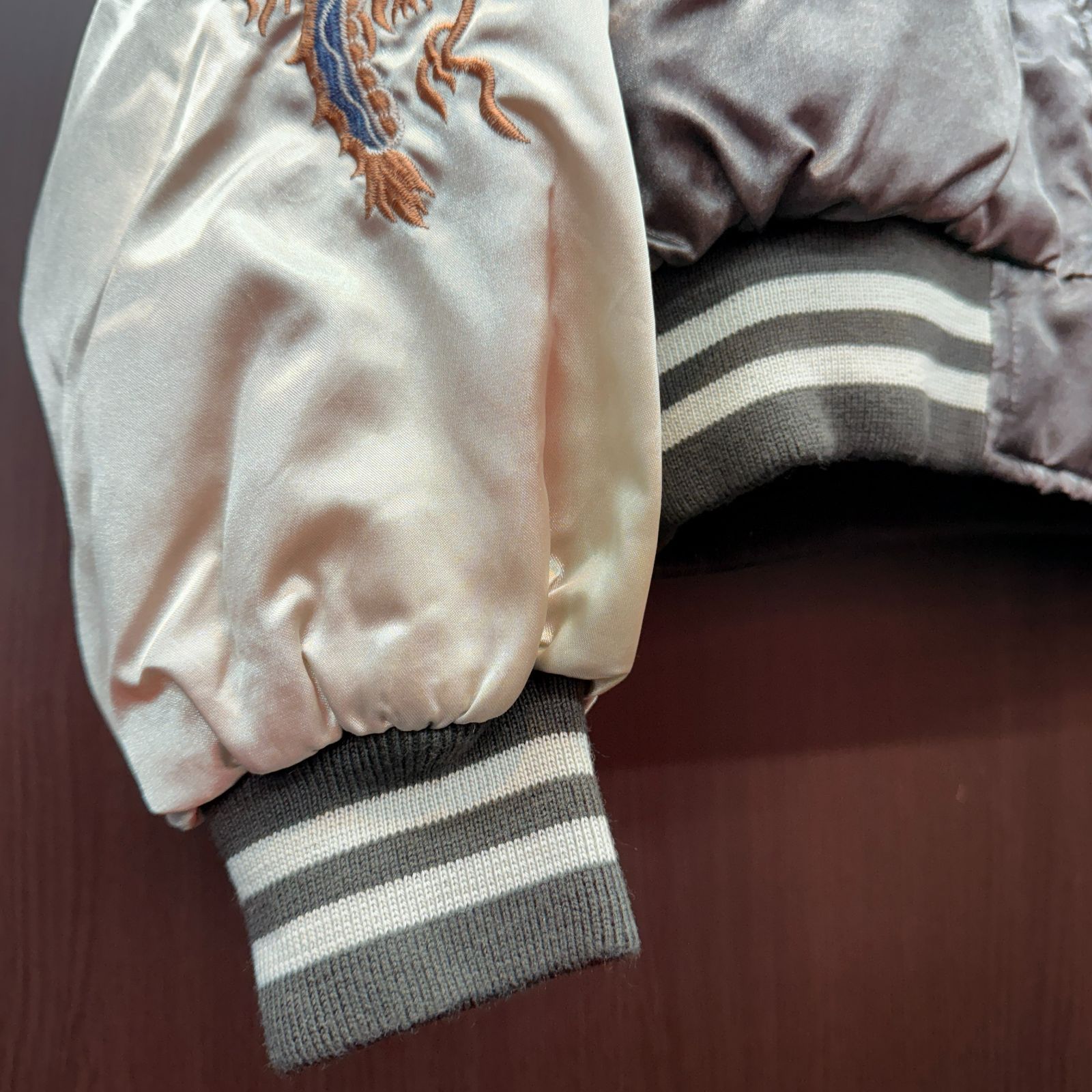 ▽△1224 JUNGLE STORM スカジャン YOKOSUKA 龍 刺繍 フリーサイズ