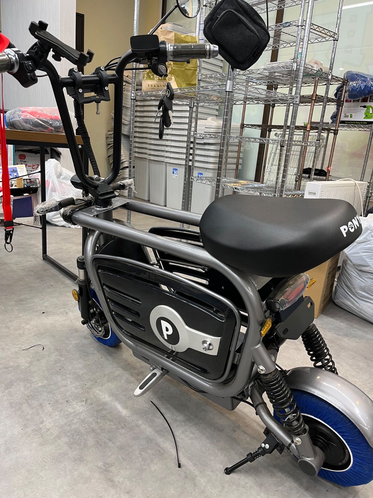 【ジャンク品・不動品】PONY 電動バイク The Dog Bike 未使用 付属品あり
