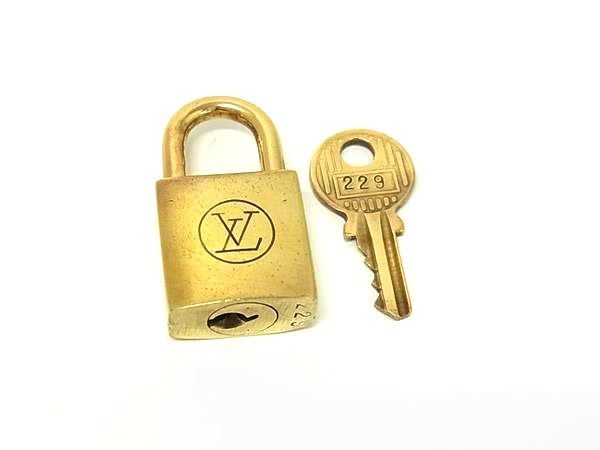 LOUIS VUITTON ルイヴィトン カデナ 南京錠 パドロック 229 鍵 キー