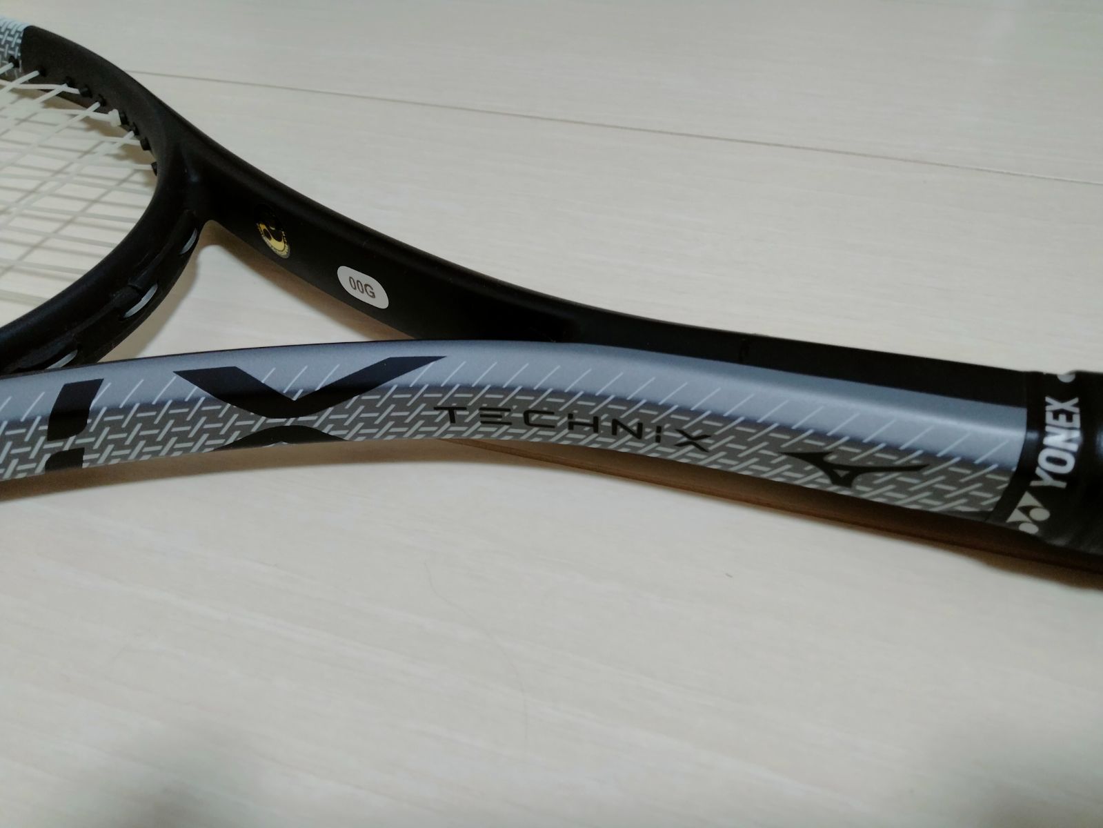 ミズノ MIZUNO テクニクス TECHNIX ブラック シルバー パワーアークシャフト 軟式テニスラケット ソフトテニスラケット