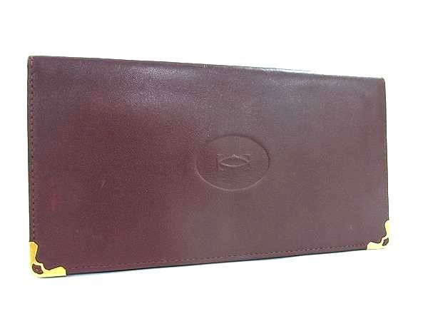□美品□ Cartier カルティエ レザー マストライン 二つ折り 長財布