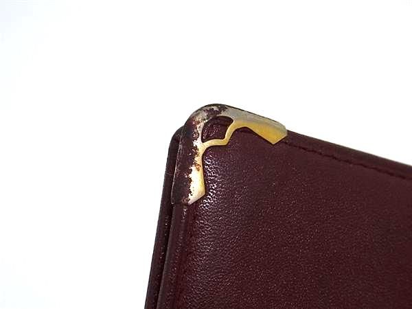Cartier カルティエ マストライン レザー 二つ折り 長財布 ウォレット