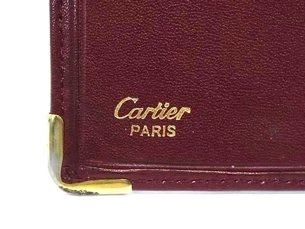 Cartier カルティエ マストライン レザー 二つ折り 長財布 ウォレット