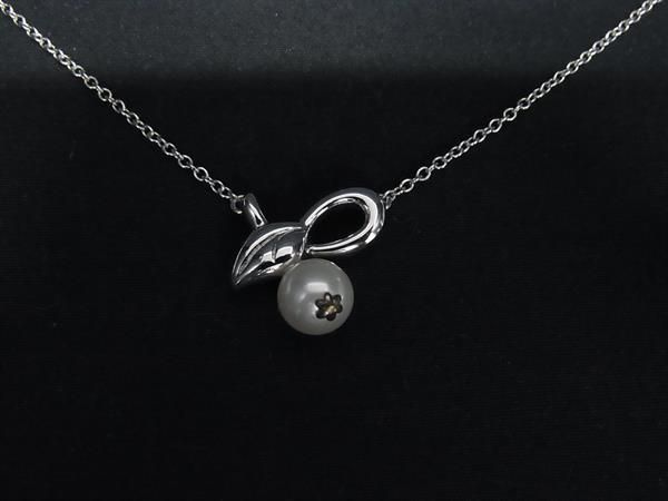 美品 ✨TASAKI タサキ アコヤ真珠 パール ネックレス シルバー 刻印 最終価格】TASAKI 田崎真珠 タサキ パール 一粒 ネックレス S刻印