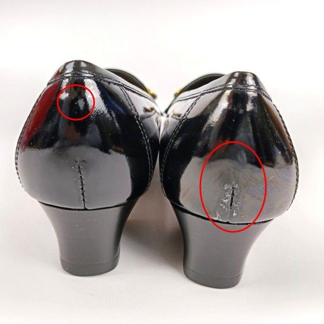 訳あり極美品 Salvatore Ferragamo サルヴァトーレフェラガモ 4 1/2C