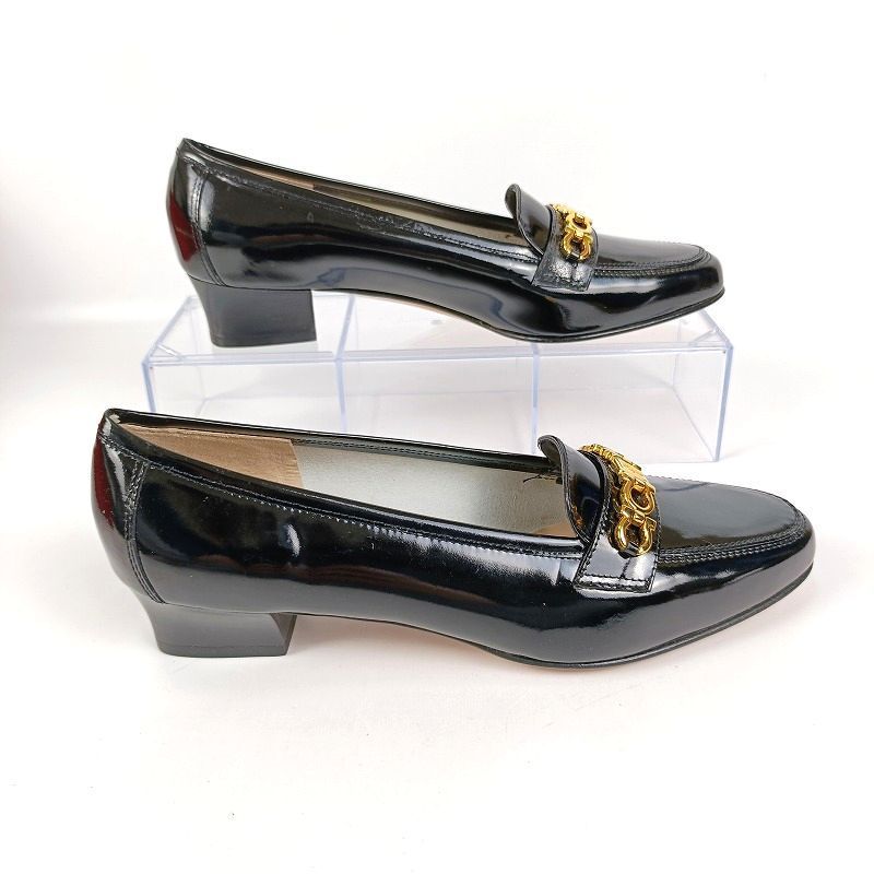 訳あり極美品 Salvatore Ferragamo サルヴァトーレフェラガモ 4 1/2C