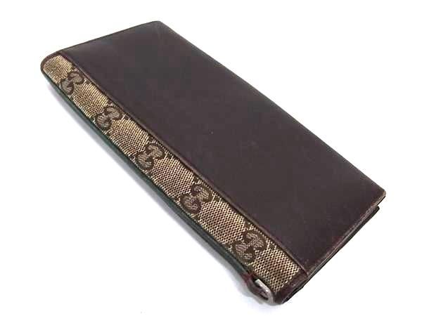 GUCCI グッチ 135590 496334 シェリーライン GG柄 キャンバス×レザー