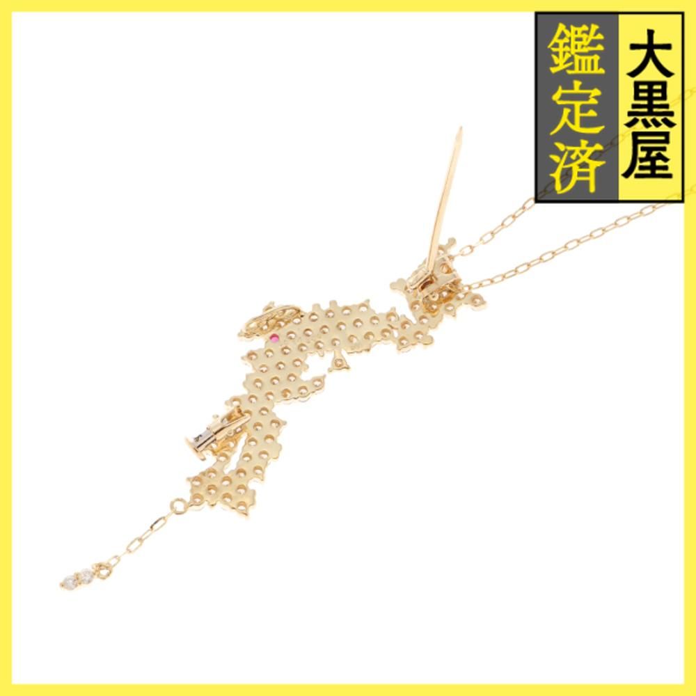 K18 ルビー 蜂 ハチ ペンダントトップ ブローチ 2way ジュエリー ビー K18 ルビー 蜂 ハチ ペンダントトップ ブローチ 2way ジュエリー ビー