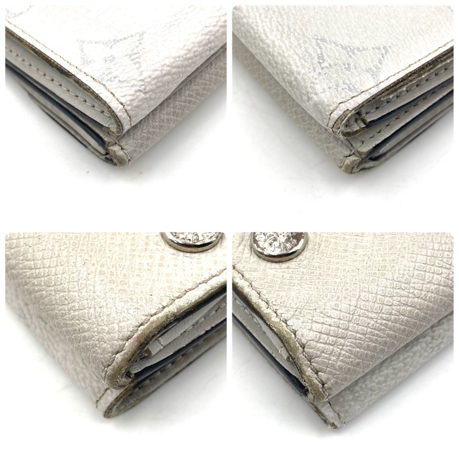 【極美品】ルイヴィトン タイガラマ ディスカバリーコンパクト ホワイト 折り財布 極美品】ルイヴィトン タイガラマ ディスカバリーコンパクト ホワイト