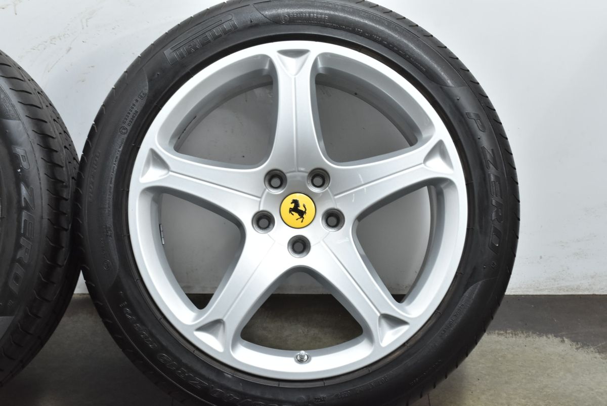  フェラーリ カリフォルニア 19 in 8 J 44 10 52 5 ピレリ P ZERO 245 40 R 285 空気圧センサー SL 2086 2087 19インチ タイヤ ホイールセット