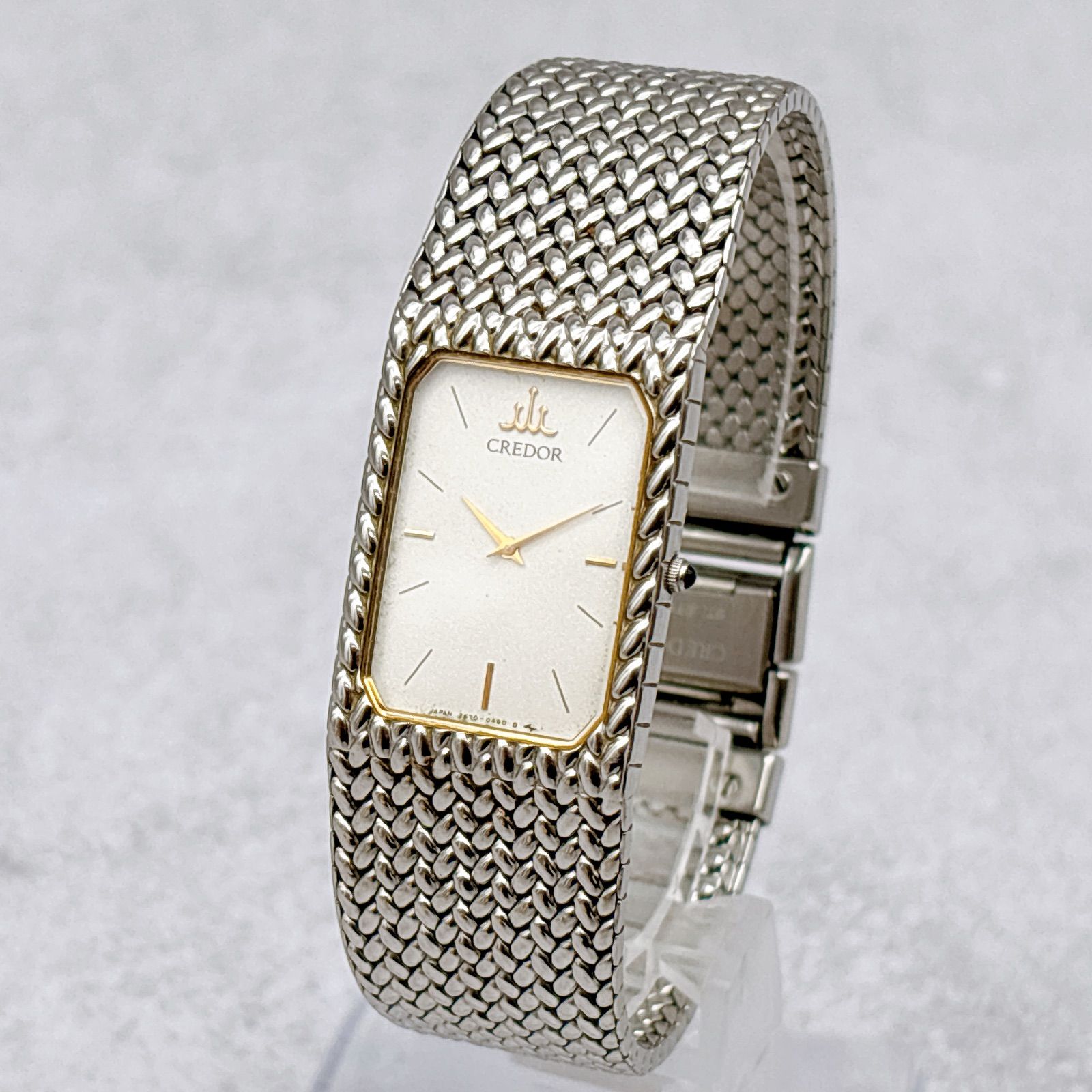 CREDOR SEIKO クレドール　メンズ　2F70-5330 稼働 SEIKO セイコー CREDOR クレドール 2F70-5330 スクエア メンズ