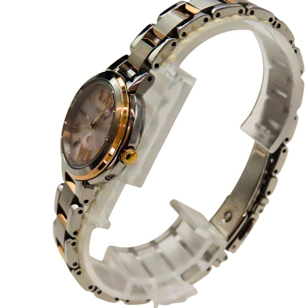 CITIZEN シチズン XC ES 9434-53 W クロスシー エコドライブ 電波時計 レディース 腕時計 ハッピーフライト ピンクゴールド シルバー 25 mm 10気圧防水 無料ギフトラッピング承ります