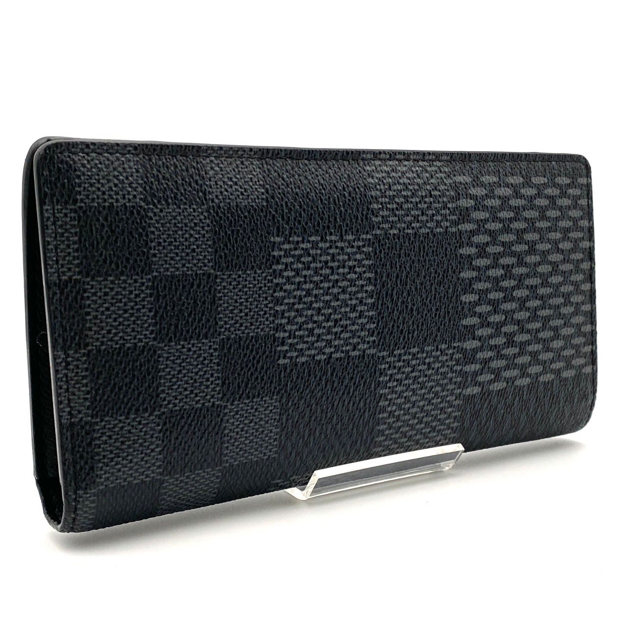 美品 ルイヴィトン ダミエグラフィット ポルトフォイユ ブラザ 財布 長財布 黒 楽天市場】ルイヴィトン 長財布 Louis Vuitton ダミエ・グラフィット