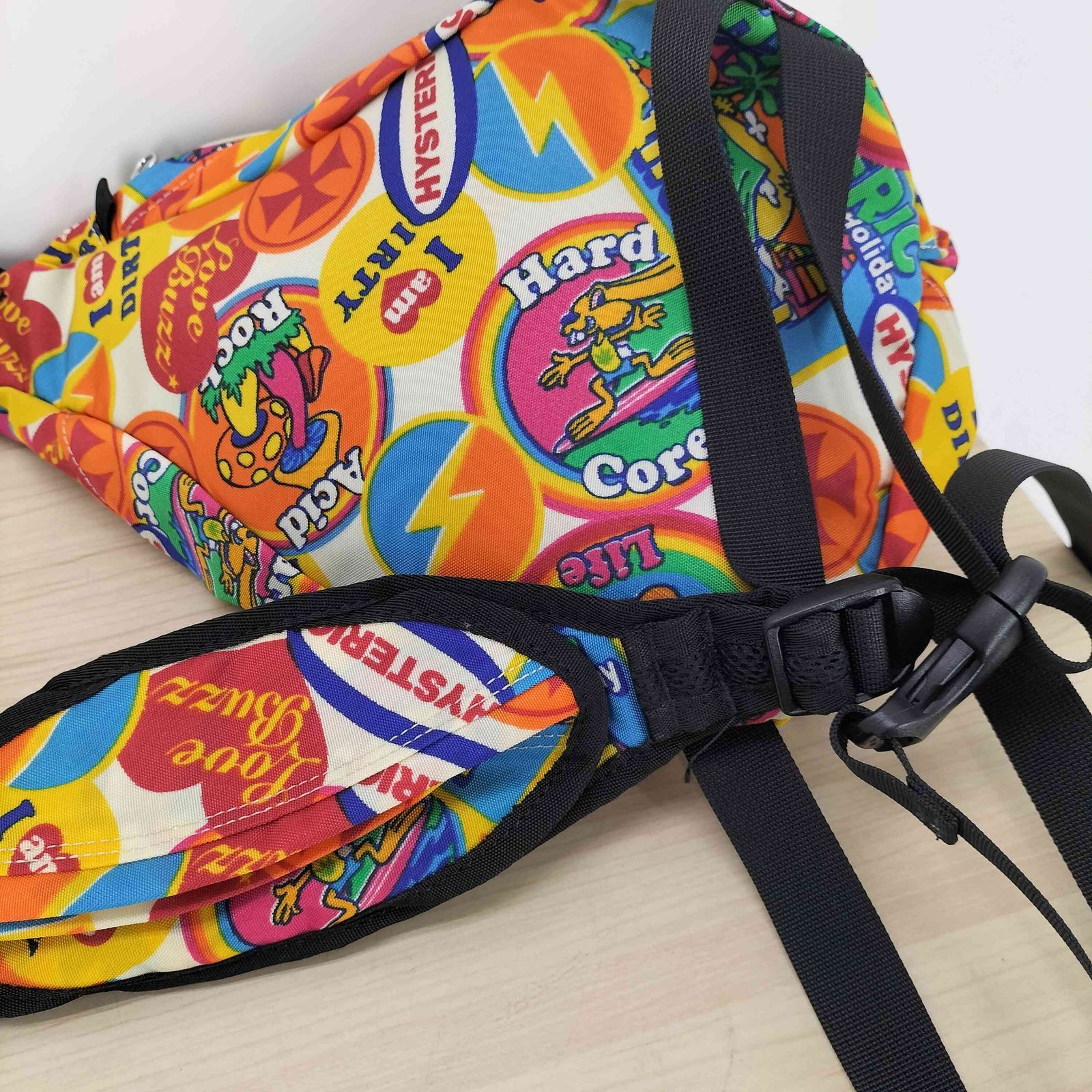 ヒステリックグラマー ボディバッグ ヒステリックグラマー HYSTERIC GLAMOUR 総柄 スリング バッグ