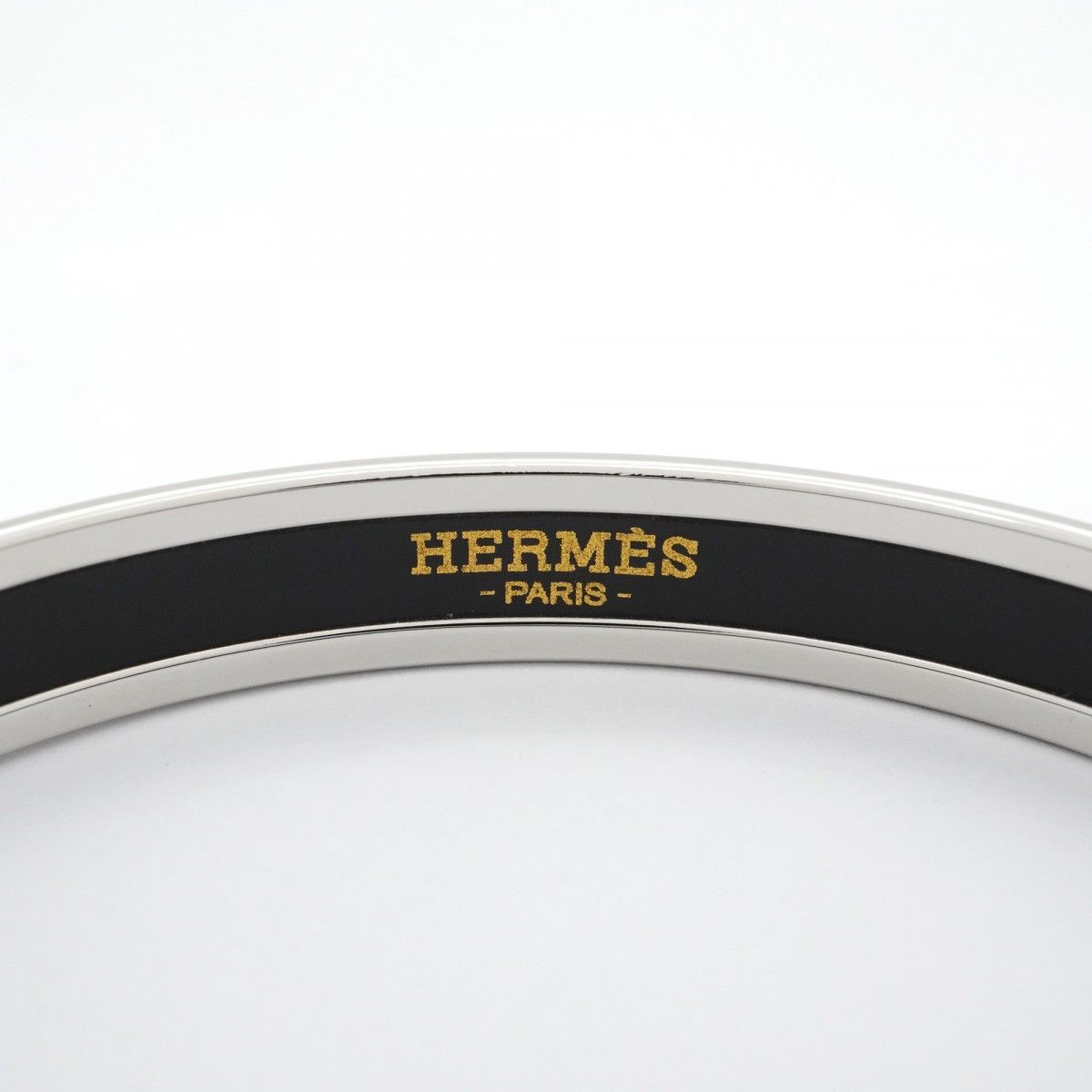 極美品✨　エルメス　バングル　エマイユ　七宝焼　シルバー　884 HERMES/エルメス】エマイユ 七宝焼き バングル シルバー×ピンク