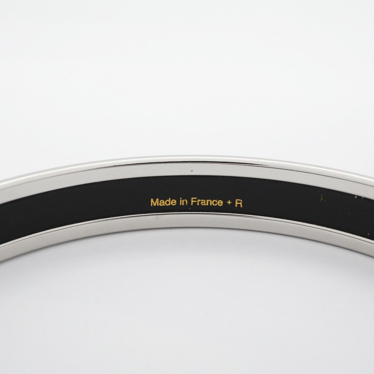 極美品✨　エルメス　バングル　エマイユ　七宝焼　シルバー　884 HERMES/エルメス】エマイユ 七宝焼き バングル シルバー×ピンク