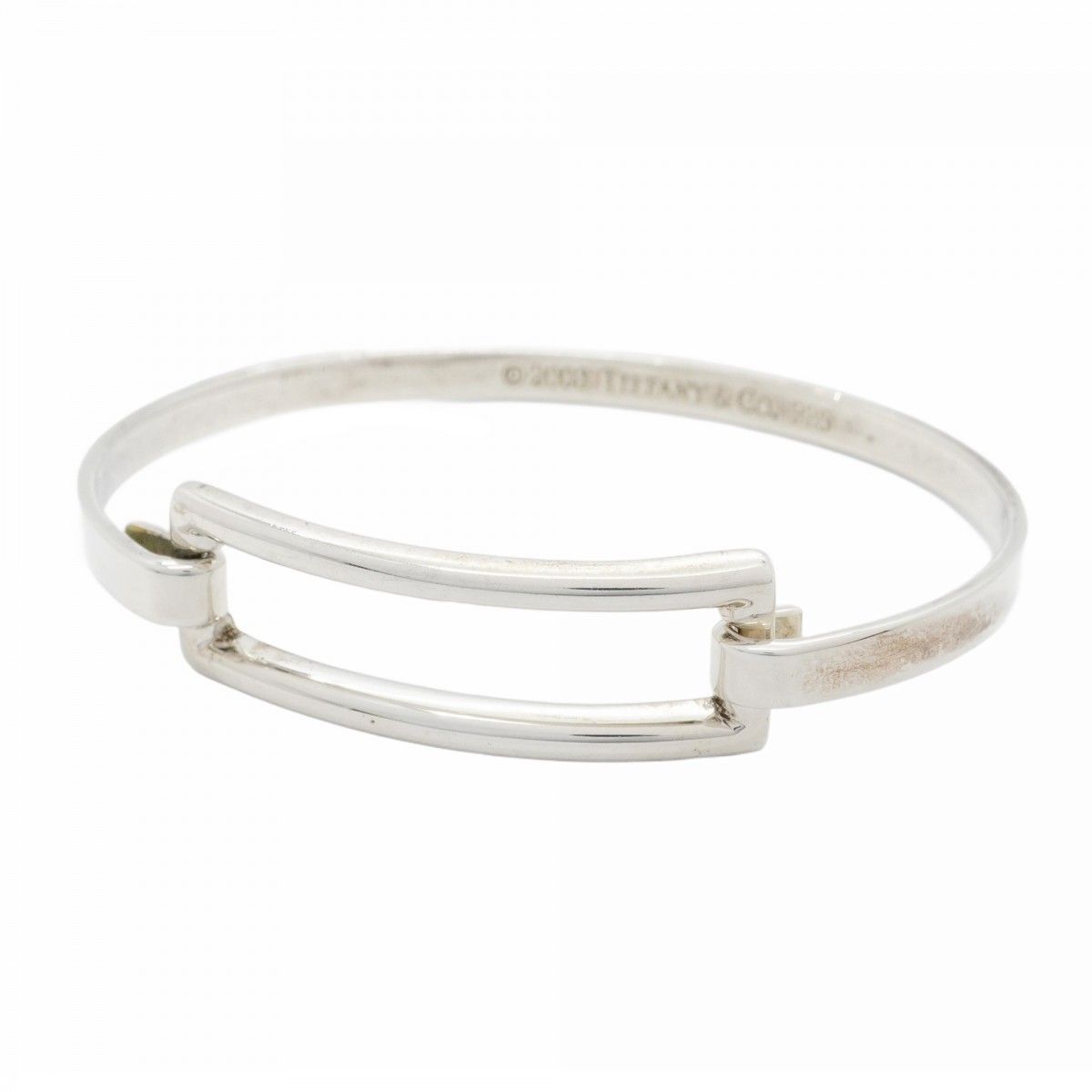 5 jpb 0146 ティファニー バングル オープンスクエア シルバー925 レディース