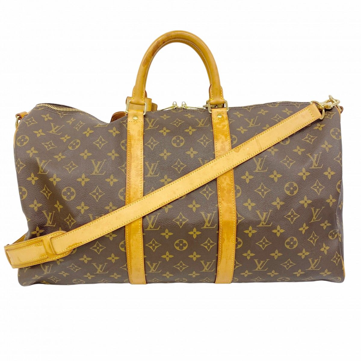 【5pb2172】ルイヴィトン ボストンバッグ モノグラム キーポルバンドリエール50 M41416 ブラウン【中古】メンズ レディース ユニセックス 5pb2172】ルイヴィトン ボストンバッグ モノグラム キーポルバンド