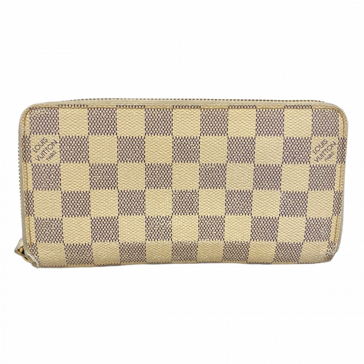 5pb2176】ルイヴィトン 長財布 ダミエ・アズール ジッピーウォレット