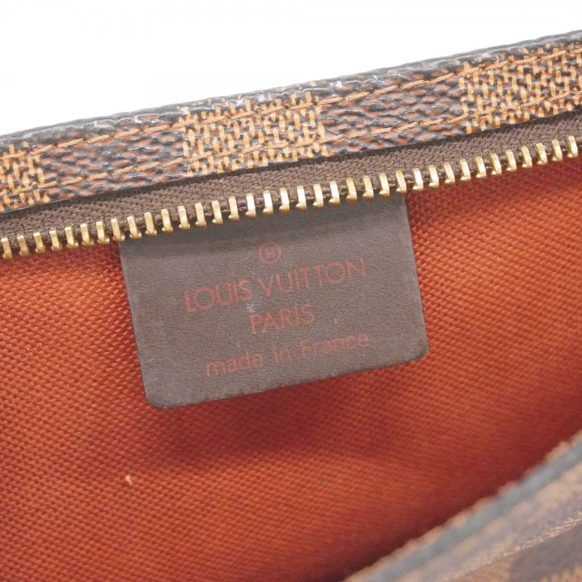 5pb2186】ルイヴィトン ポーチ ダミエ ナヴォナ N51983 エベヌ【中古