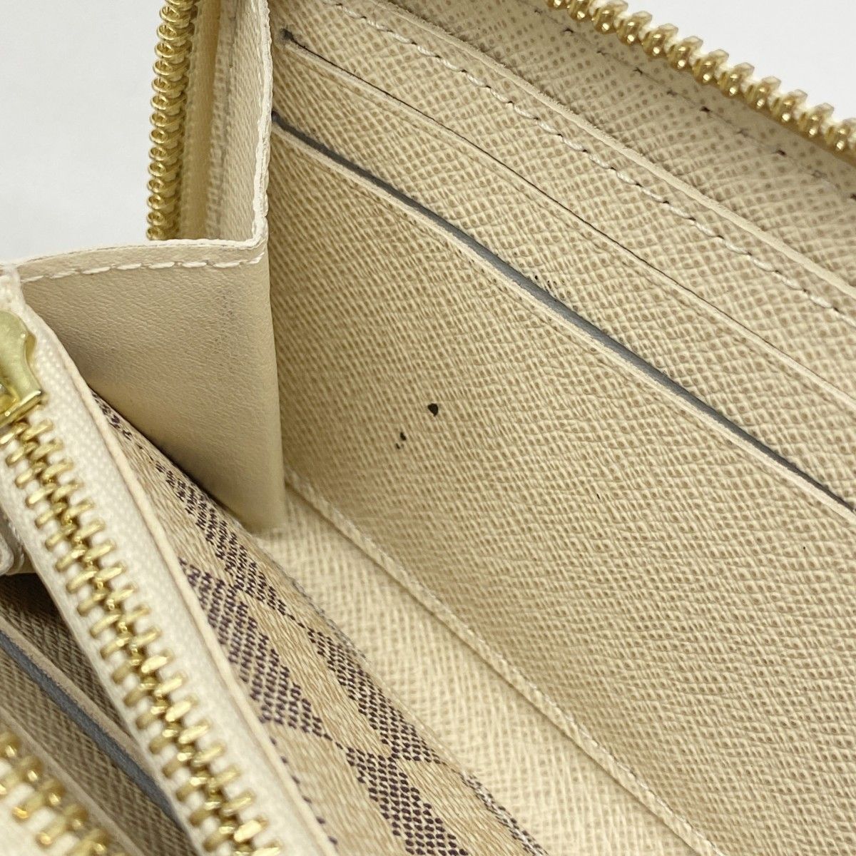 【5pb2197】ルイヴィトン 長財布 ダミエ・アズール ポルトフォイユクレマンス N61210 ホワイト【中古】レディース 5pb2197】ルイヴィトン 長財布 ダミエ・アズール ポルトフォイユ