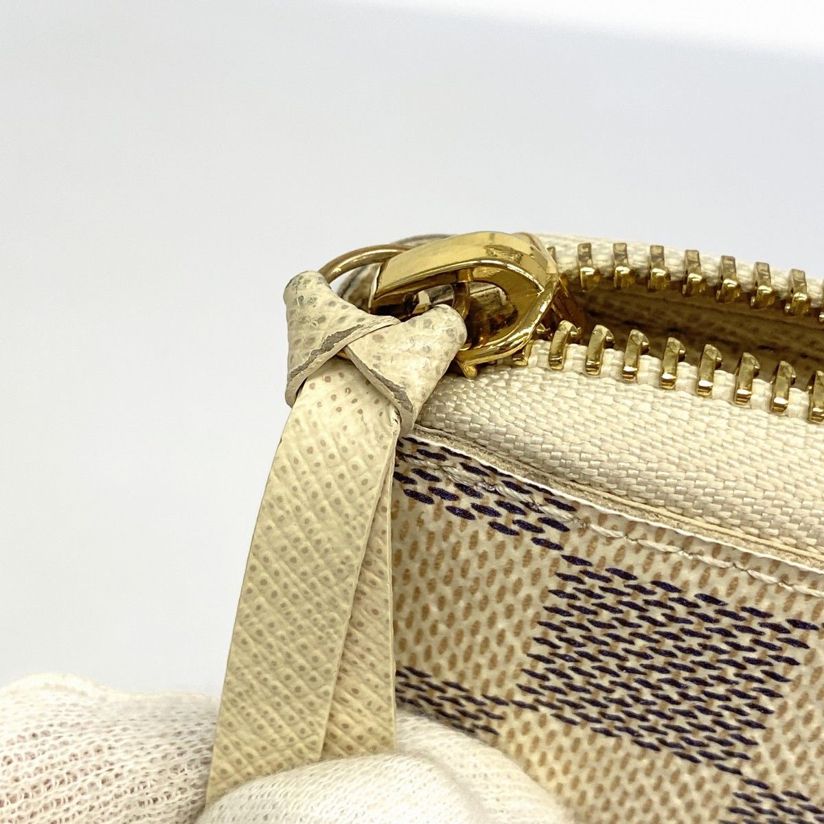 5pb2197】ルイヴィトン 長財布 ダミエ・アズール ポルトフォイユ