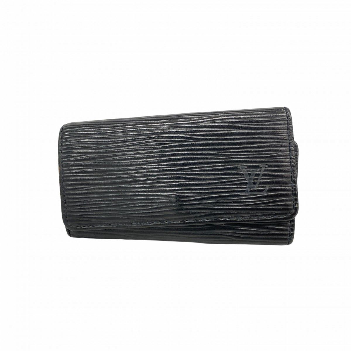 5 pb 2201 ルイヴィトン キーケース エピ ミュルティクレ4 M 63822 ノワール メンズ レディース ユニセックス