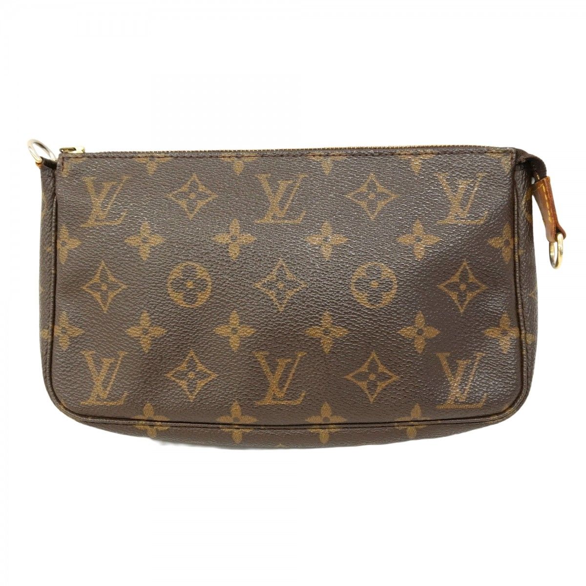 5 pb 2273-h ルイヴィトン ポーチ モノグラム ポシェットアクセソワール M 51980 ブラウン レディース