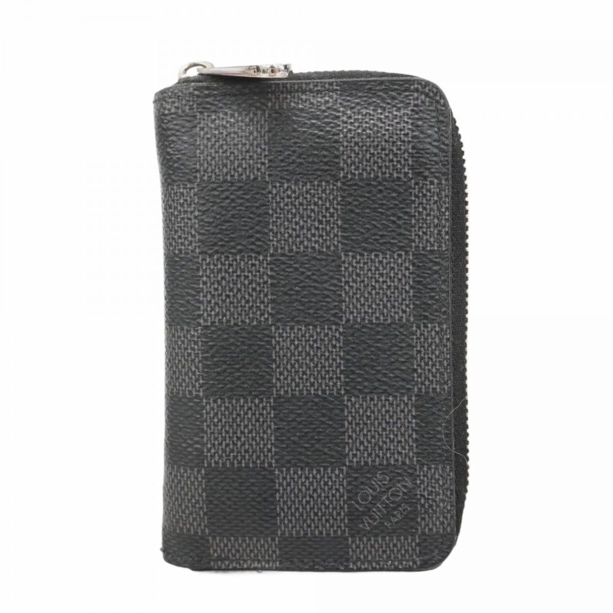 【5pb2291】ルイヴィトン ケース ダミエ・グラフィット ジッピパース N63076 ブラック【中古】メンズ 5pb2291】ルイヴィトン コインケース ダミエ・グラフィット ジッピ
