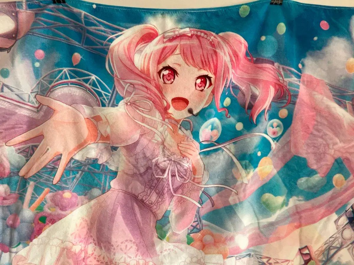 BanG Dream! まるやま アヤ アーヤ ビジュアル タオル グッズ レトロ 美少女 バンクー 地雷系 量産型