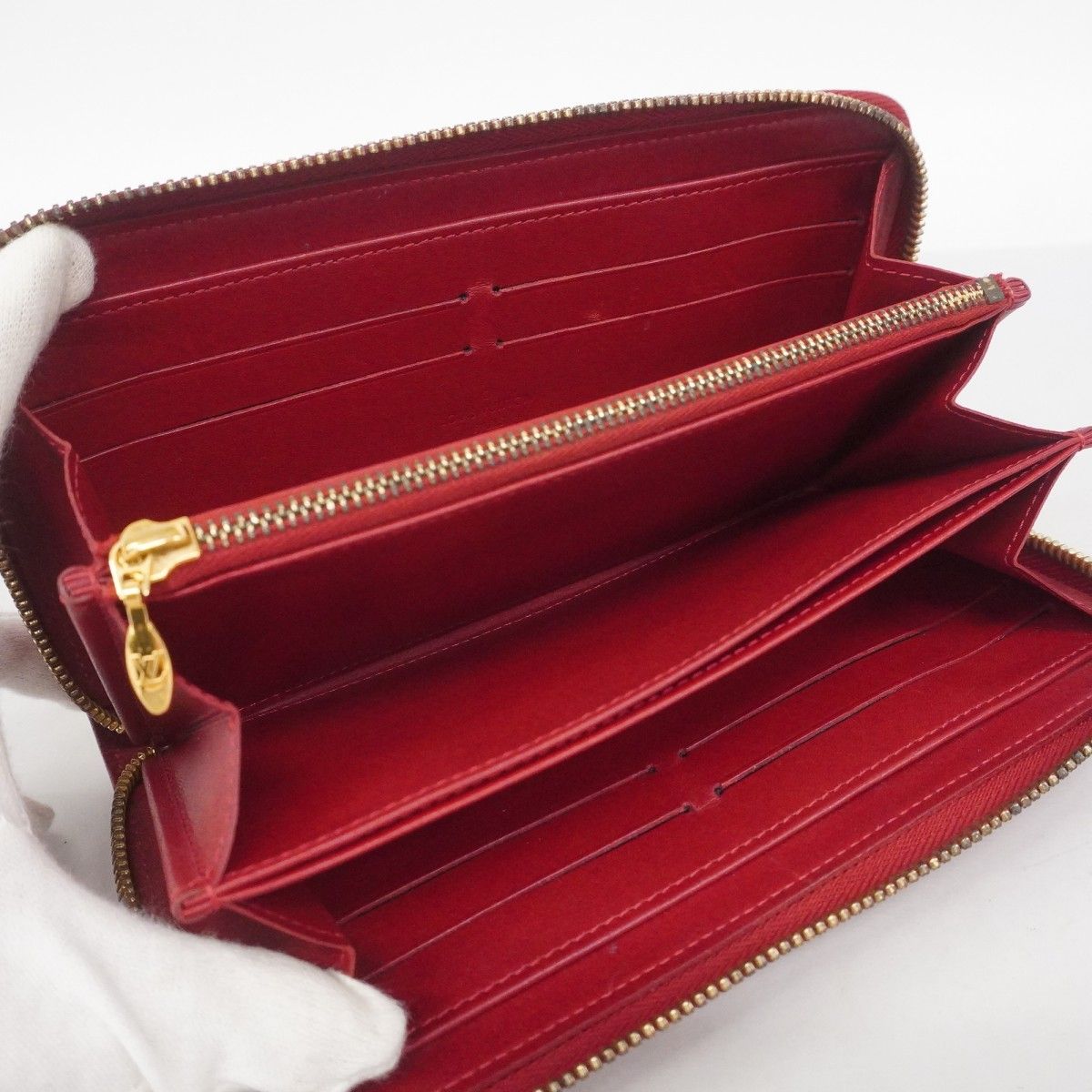 5pb2311】ルイヴィトン 長財布 ヴェルニ ジッピーウォレット M91981