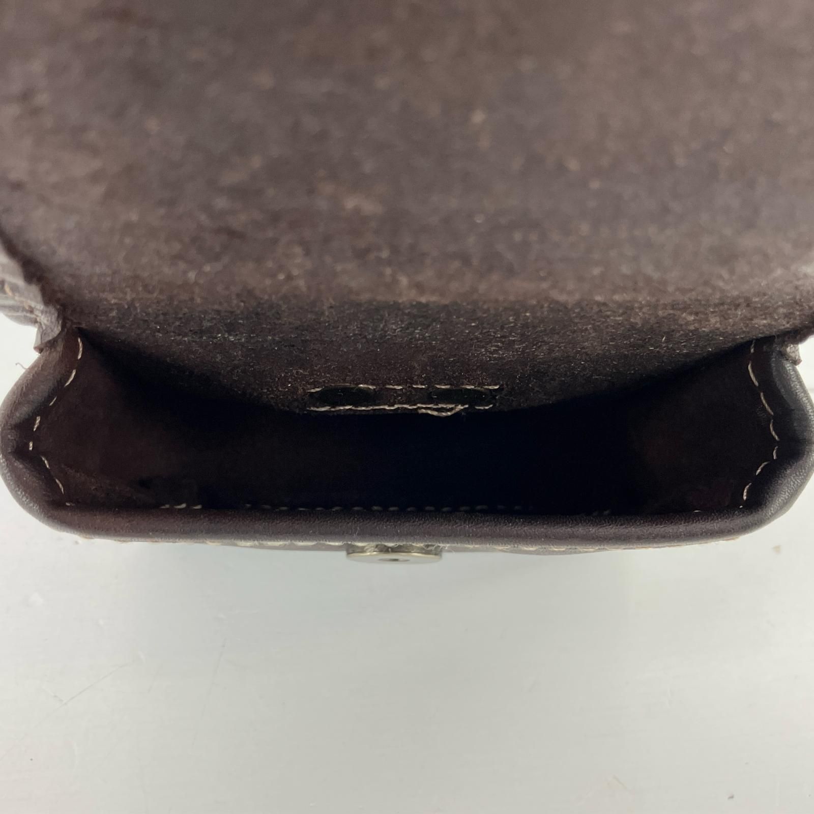 ニックス ヌメ革小物ポーチ