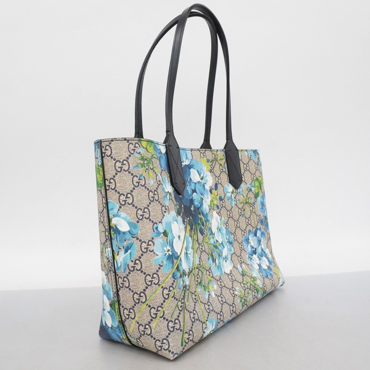 【5pb2371】グッチ トートバッグ GGブルームス 546323 PVC ブルー ネイビー【中古】レディース 5pb2371】グッチ トートバッグ GGブルームス 546323 PVC ブルー
