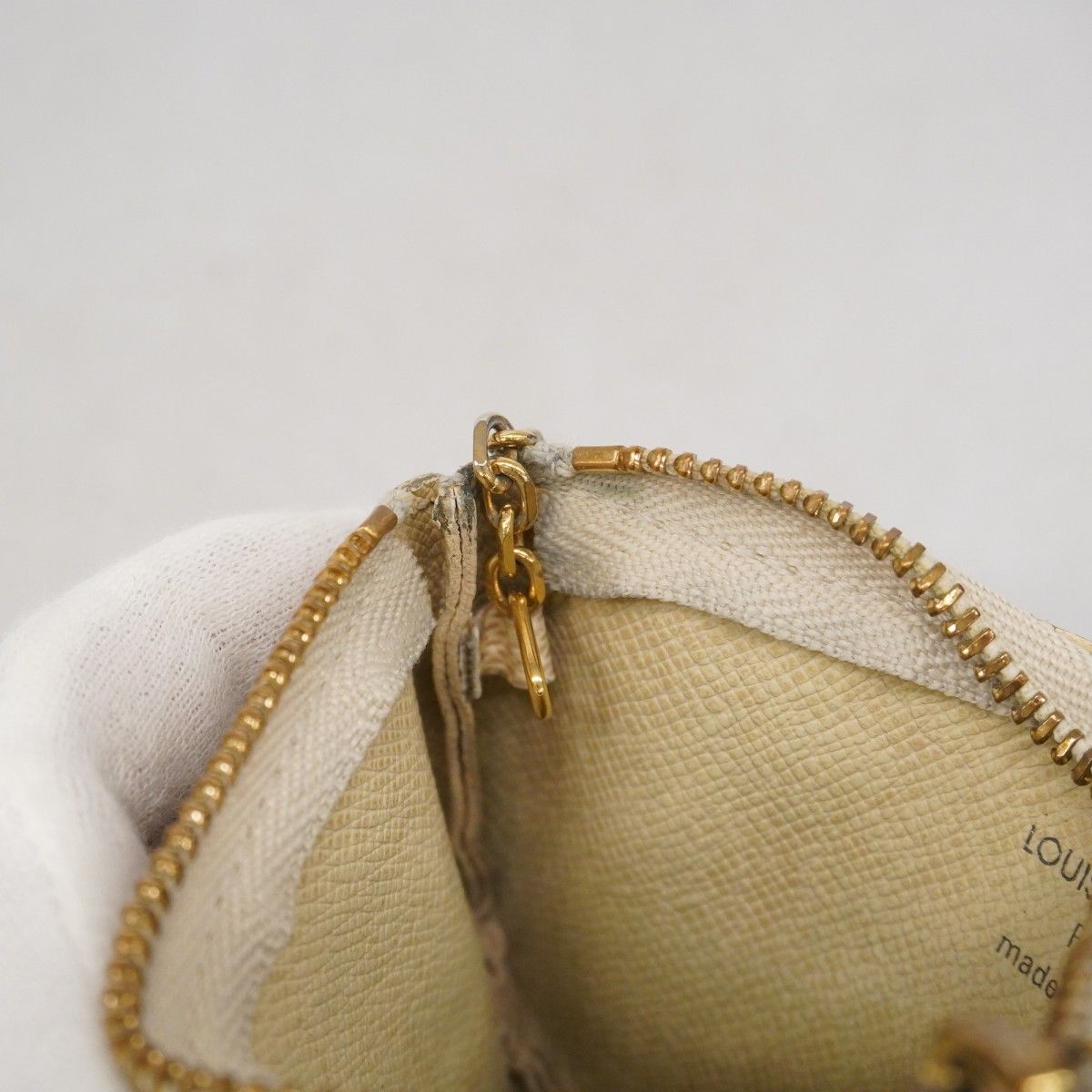 5pb2374】ルイヴィトン コインケース ダミエ・アズール ポシェットクレ