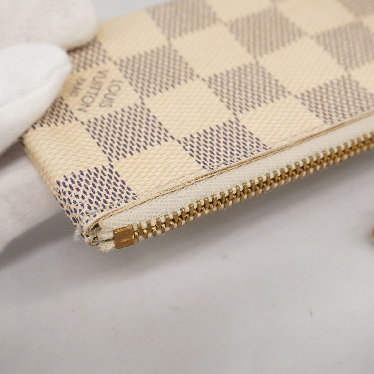 5pb2374】ルイヴィトン コインケース ダミエ・アズール ポシェットクレ