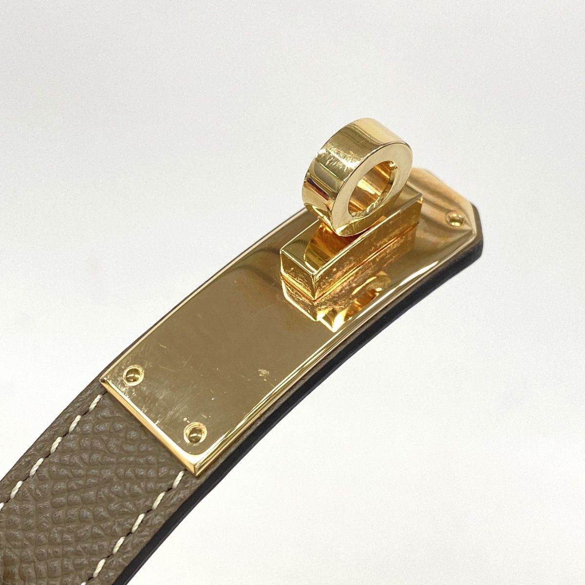 5pb2388】エルメス ベルト ケリーベルト ヴォーエプソン エトュ―プ