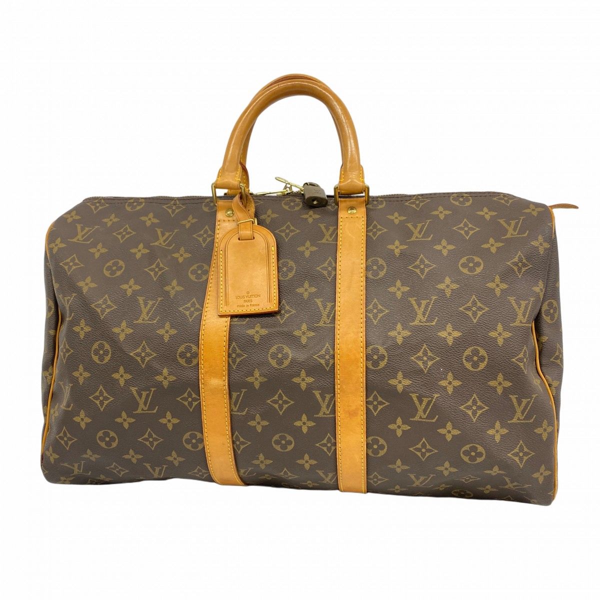 5 pb 2452 ルイヴィトン ボストンバッグ モノグラム キーポル45 M 41428 ブラウン メンズ レディース ユニセックス