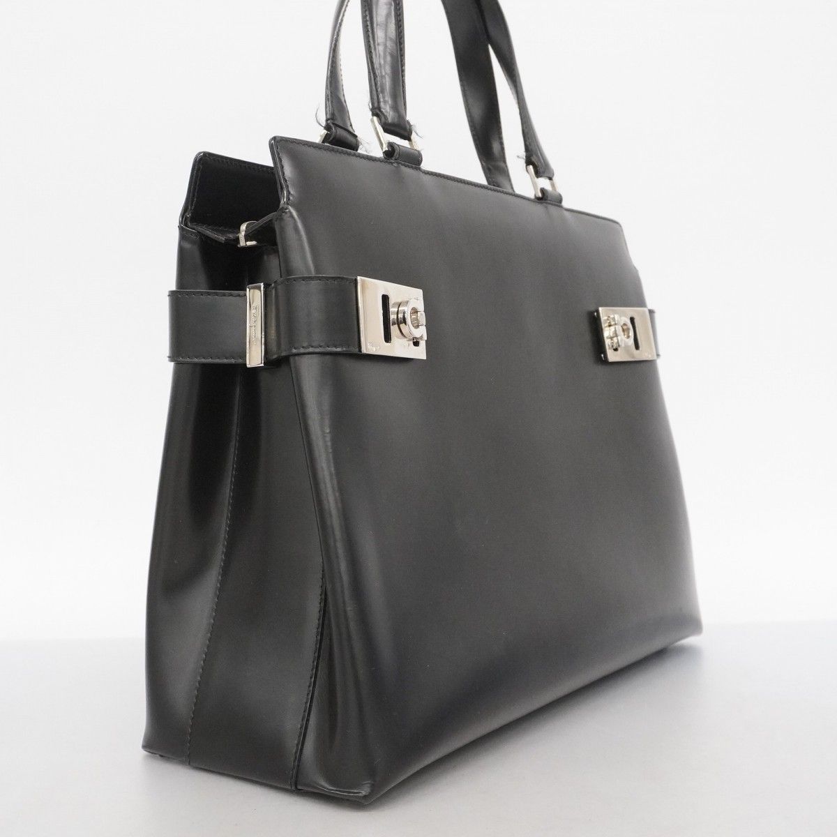 5pb2459】サルヴァトーレフェラガモ ハンドバッグ ガンチーニ レザー