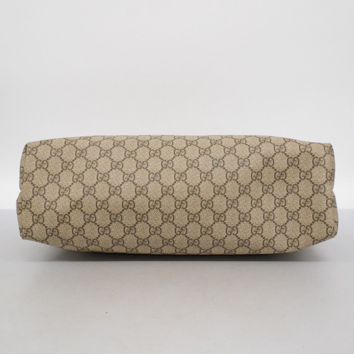 【5pb2536】グッチ トートバッグ GGスプリーム 21137 PVC ブラウン ホワイト シルバー金具【中古】レディース 5pb2536】グッチ トートバッグ GGスプリーム 21137 PVC ブラウン