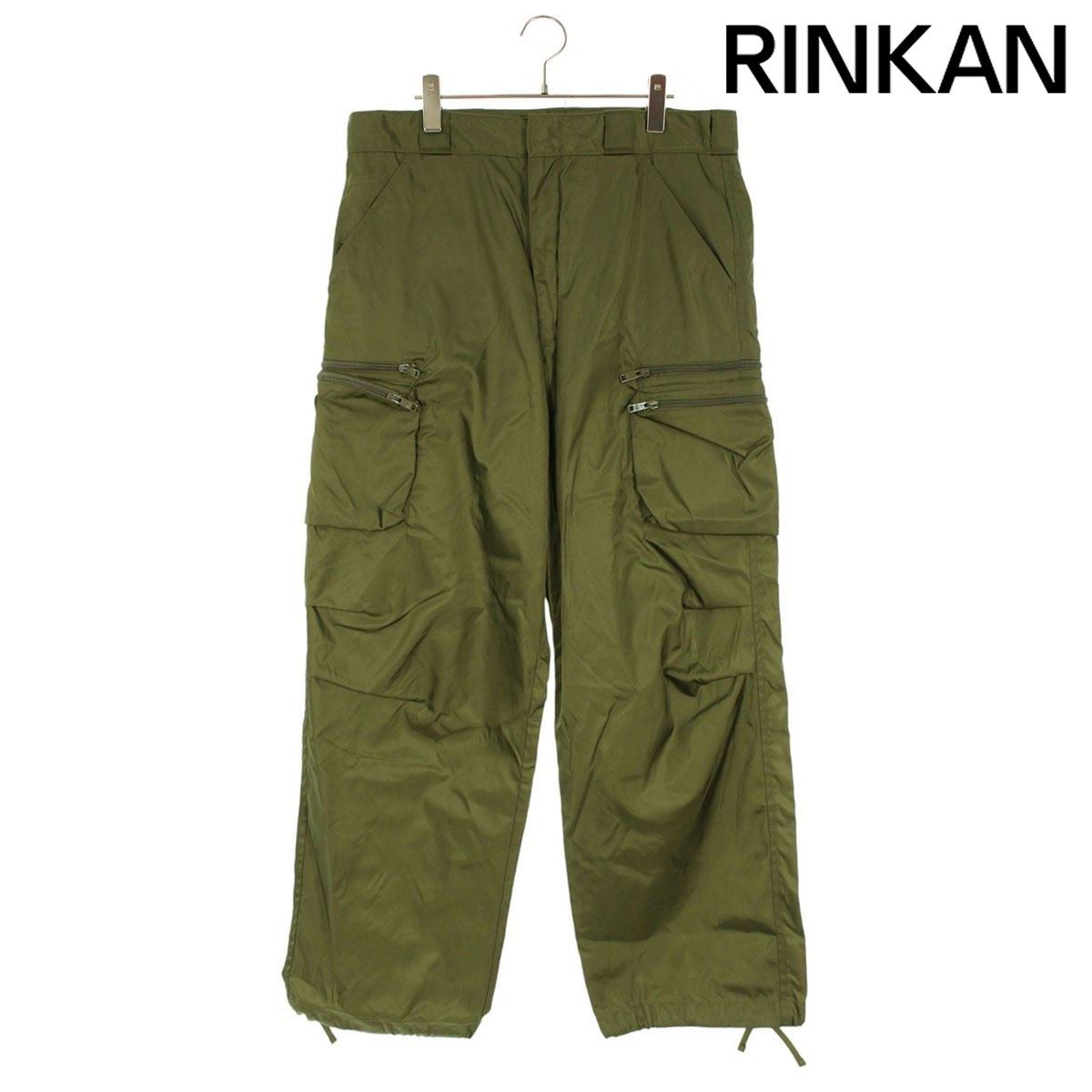 プラダ SPH 392 RE-NYLONマルチポケットカーゴナイロンロングパンツ メンズ M