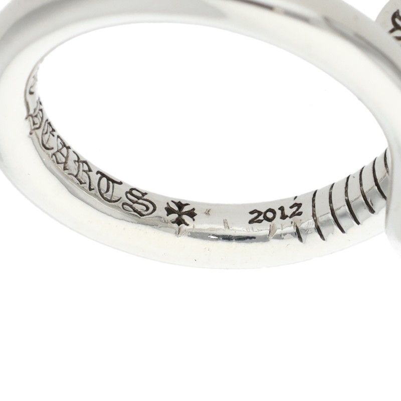 クロムハーツ ネイルフラットリング 2012 シルバー クロムハーツネイルリングCHプラスフラット|クロムハーツ通販専門店