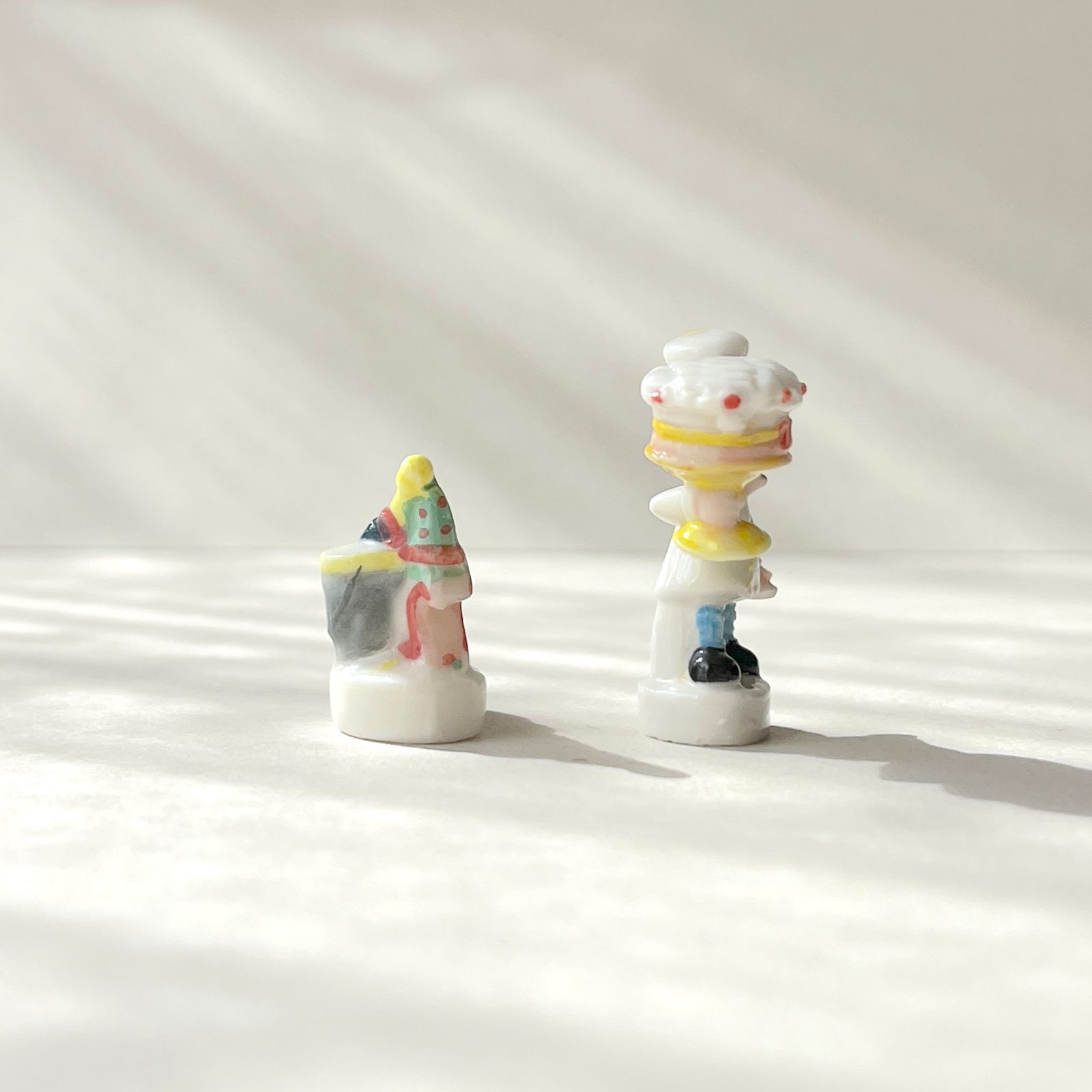 フェーヴ 2000年記念ケーキとパティシエ フランス フェーブ ミニチュア