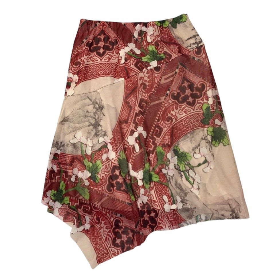 VIVIENNE TAM フレアスカート S 美品 VIVIENNE TAM ヴィヴィアンタム フレアスカート スカート レッド