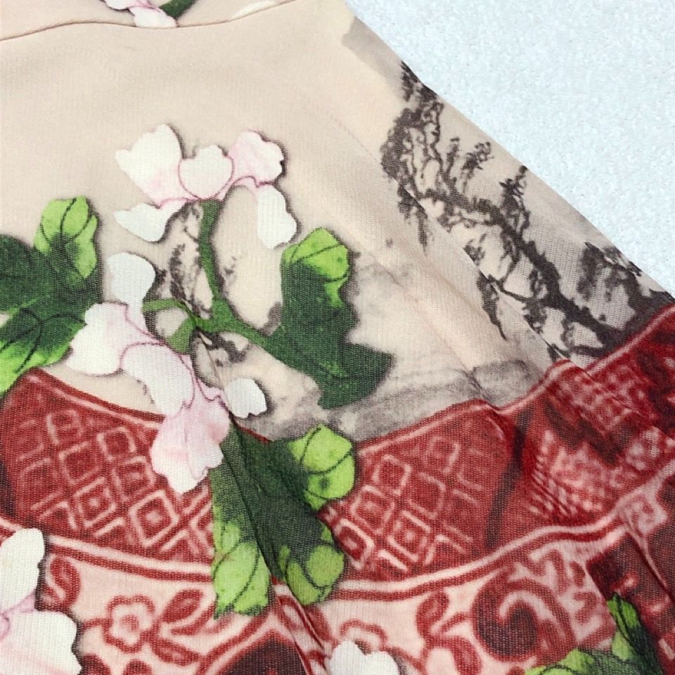 VIVIENNE TAM フレアスカート S 美品 VIVIENNE TAM ヴィヴィアンタム フレアスカート スカート レッド